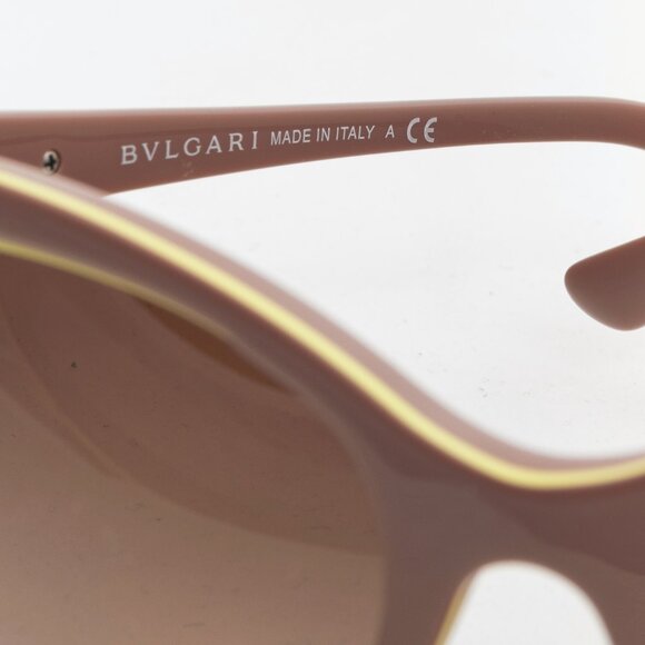 Bvlgari Diva Divina 8156B Brown Crystal-Embellished Cat-Eye Sunglasses - Picture 9 of 10